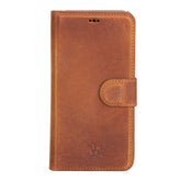 Funda tipo billetera de cuero con bloqueo RFID Florence para iPhone 11 Pro