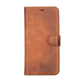 Funda tipo billetera de cuero con bloqueo RFID Florence para iPhone 12 Pro Max