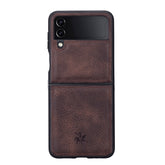 Lucca Snap-On Leather Case for Samsung Galaxy Z Flip 4 (6.7 inches)