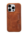 iphone 15 pro florence leather wallet phone case antique brown 06