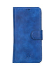 iphone 15 pro florence leather wallet phone case blue 00