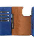 iphone 15 pro florence leather wallet phone case blue 02