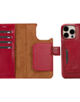 iphone 15 pro max florence leather wallet phone case burnt red 04