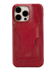iphone 15 pro max florence leather wallet phone case burnt red 06