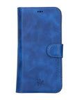 iphone 15 pro max florence leather wallet phone case blue 00