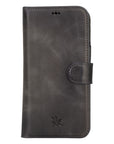 iphone 15 pro max florence leather wallet phone case faded gray 00