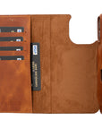 iphone 15 pro max florence leather wallet phone case antique brown 03