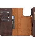 iphone 15 pro max florence leather wallet phone case coffee brown 03