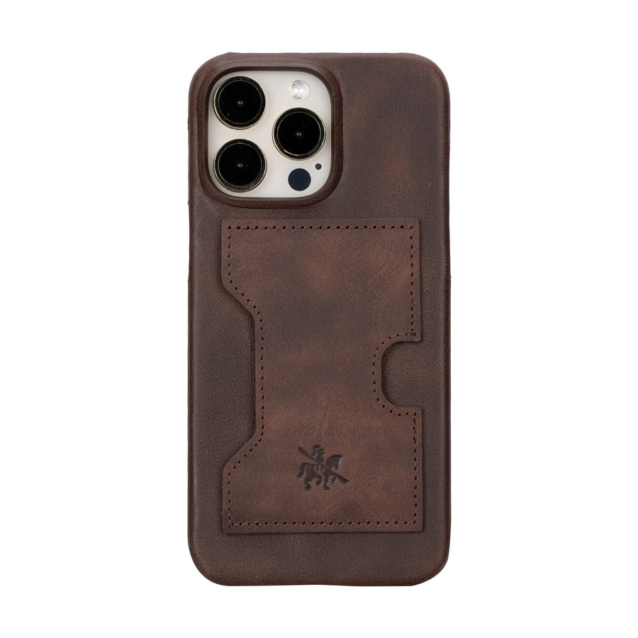 iphone 15 pro max florence leather wallet phone case coffee brown 06