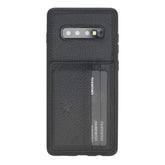 Funda tipo billetera de cuero Pisa Snap On con soporte para Samsung Galaxy S10 Plus