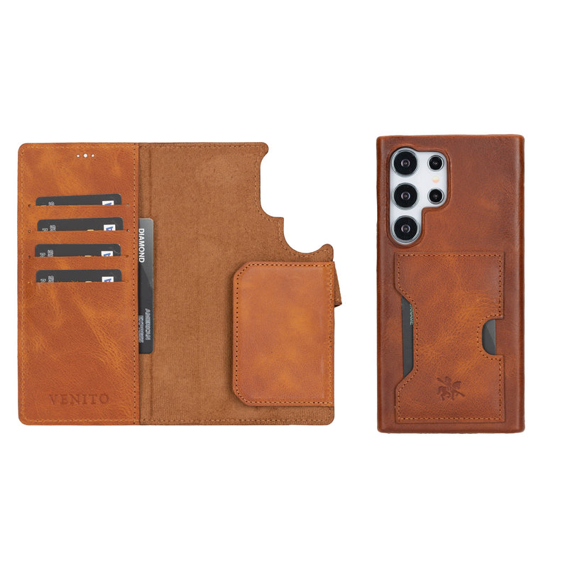 Florence RFID Blocking Leather Wallet Case for Samsung Galaxy S25 Ultra