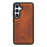 Funda de cuero Lucca Snap On para Samsung Galaxy S24