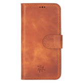 Ravenna RFID Blocking Detachable Leather Wallet Case for iPhone 16e