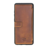 Verona Funda tipo billetera delgada de cuero con bloqueo RFID para Samsung Galaxy S20