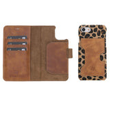 Funda tipo billetera de cuero con bloqueo RFID Florence para iPhone 6S