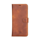 Funda tipo billetera de cuero con bloqueo RFID Florence para Samsung Galaxy S21 Plus