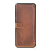 Verona Funda tipo billetera delgada de cuero con bloqueo RFID para Samsung Galaxy S20 Ultra