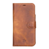 Funda tipo billetera de cuero con bloqueo RFID Florence para iPhone 14 Pro Max