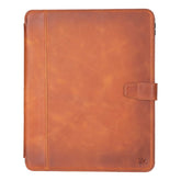Parma Premium Leather Case for iPad Pro 13 Inch M4 (2024) with Pencil Holder, Handmade, Kickstand, Detachable Wallet, Full-Grain Leather, Compatible with Apple Pencil (USB-C), Antique Brown