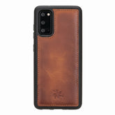 Funda de cuero Lucca Snap On para Samsung Galaxy S20