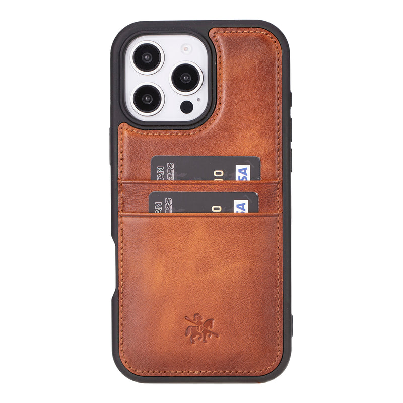Capri Snap On Leather Wallet Case for iPhone 16 Pro Max