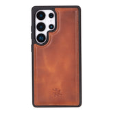 Funda de cuero Lucca Snap On para Samsung Galaxy S24 Ultra