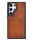 Capri Snap On Leather Wallet Case for Samsung Galaxy S24 Ultra