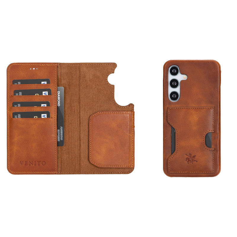 Florence RFID Blocking Leather Wallet Case for Samsung Galaxy S24