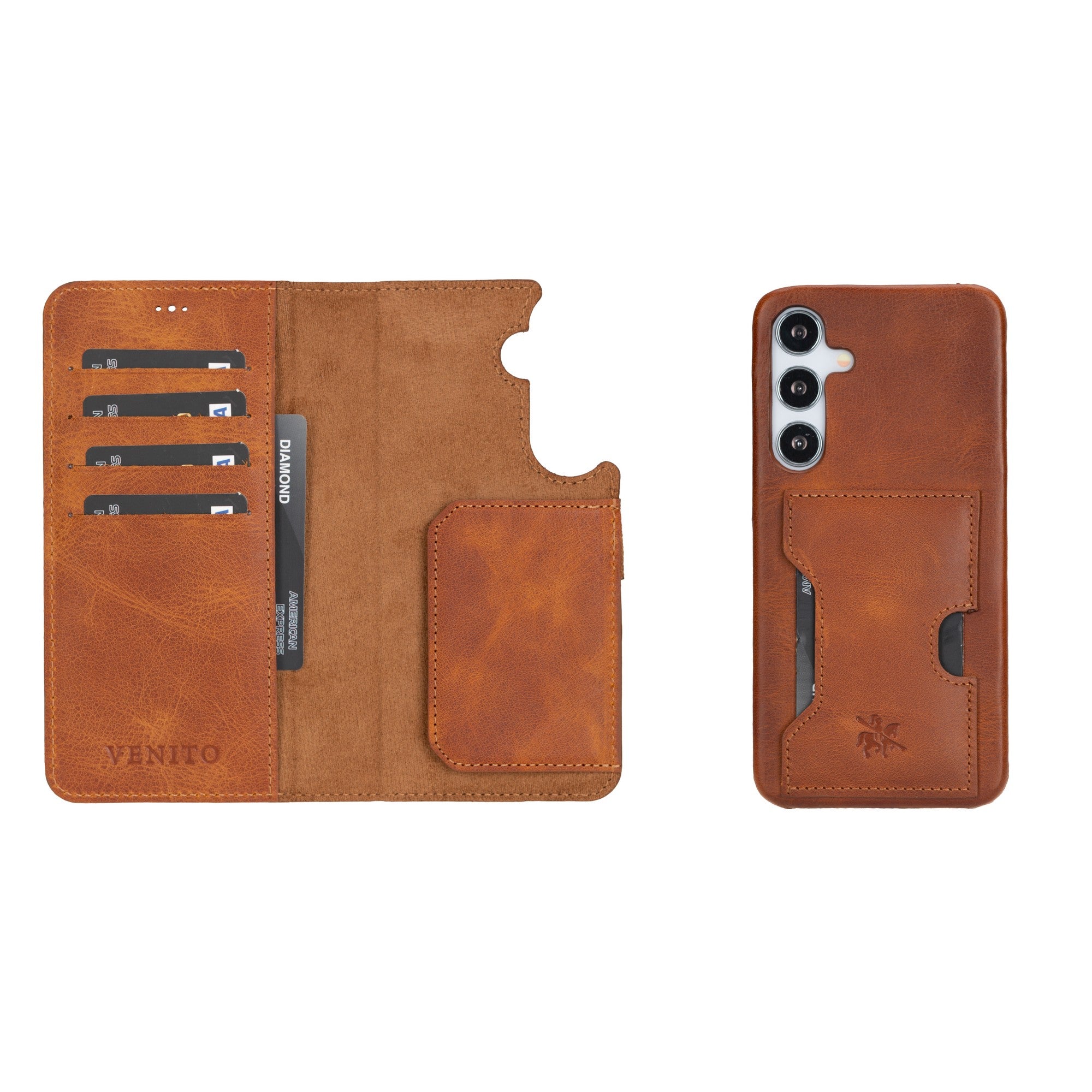 Florence RFID Blocking Leather Wallet Case for Samsung Galaxy S24 Plus Coffee Brown Florence RFID Blocking Leather Wallet Case for Samsung Galaxy S24 Plus Coffee Brown