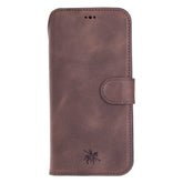 Funda tipo cartera de cuero desmontable con bloqueo RFID Ravenna para iPhone 15 Pro Max