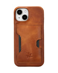 iphone 15 florence leather wallet phone case antique brown 05