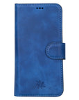 iphone 15 florence leather wallet phone case blue 00