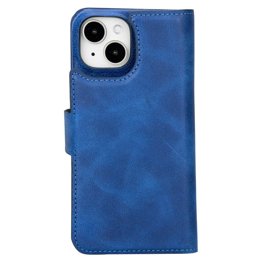 iphone 15 florence leather wallet phone case blue 01