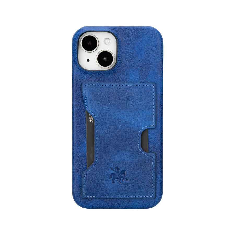 iphone 15 florence leather wallet phone case blue 04
