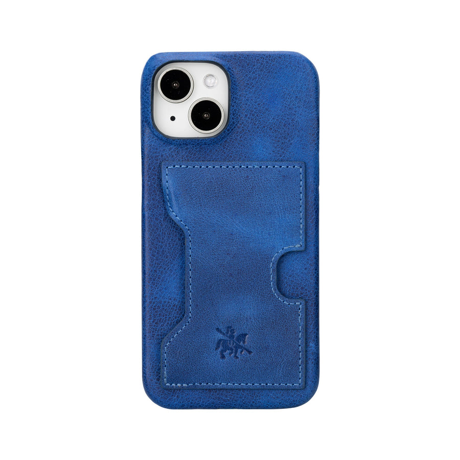 iphone 15 florence leather wallet phone case blue 05
