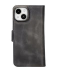 iphone 15 florence leather wallet phone case faded gray 01