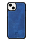 iphone 15 plus ravenna leather wallet phone case blue 05