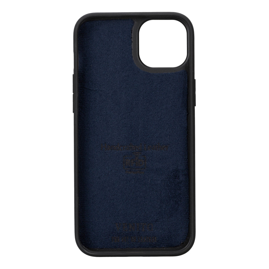 iphone 15 plus ravenna leather wallet phone case blue 06