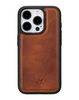 iphone 15 pro lucca leather phone case antique brown 01