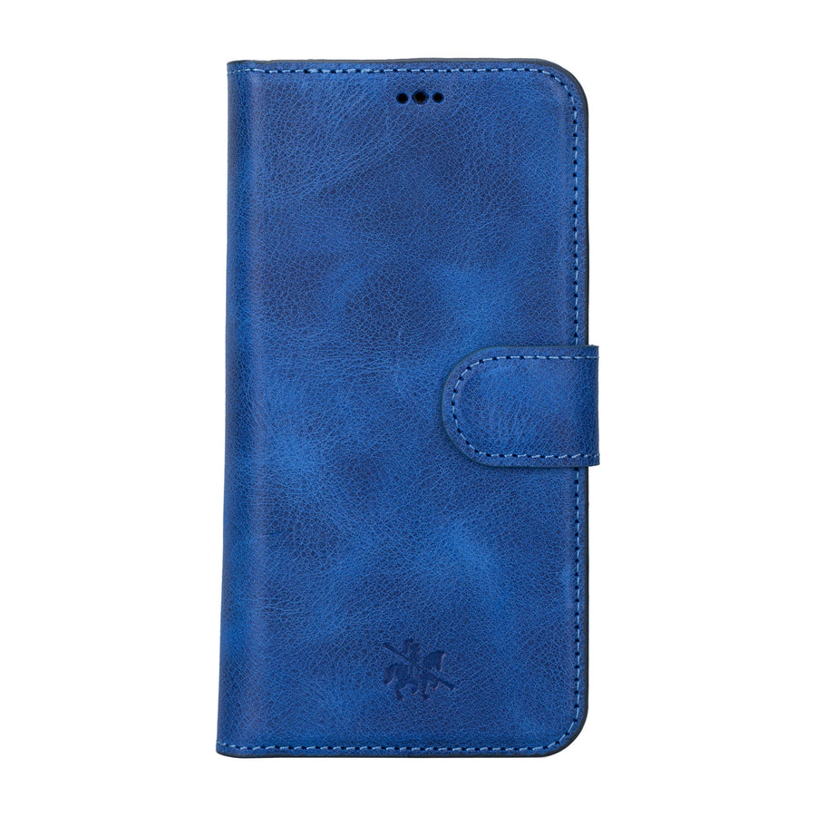 iphone 15 pro ravenna leather wallet phone case blue 01