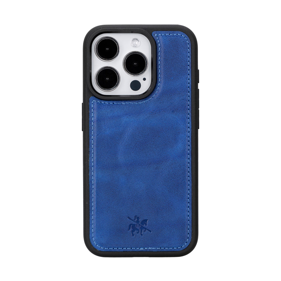iphone 15 pro ravenna leather wallet phone case blue 05