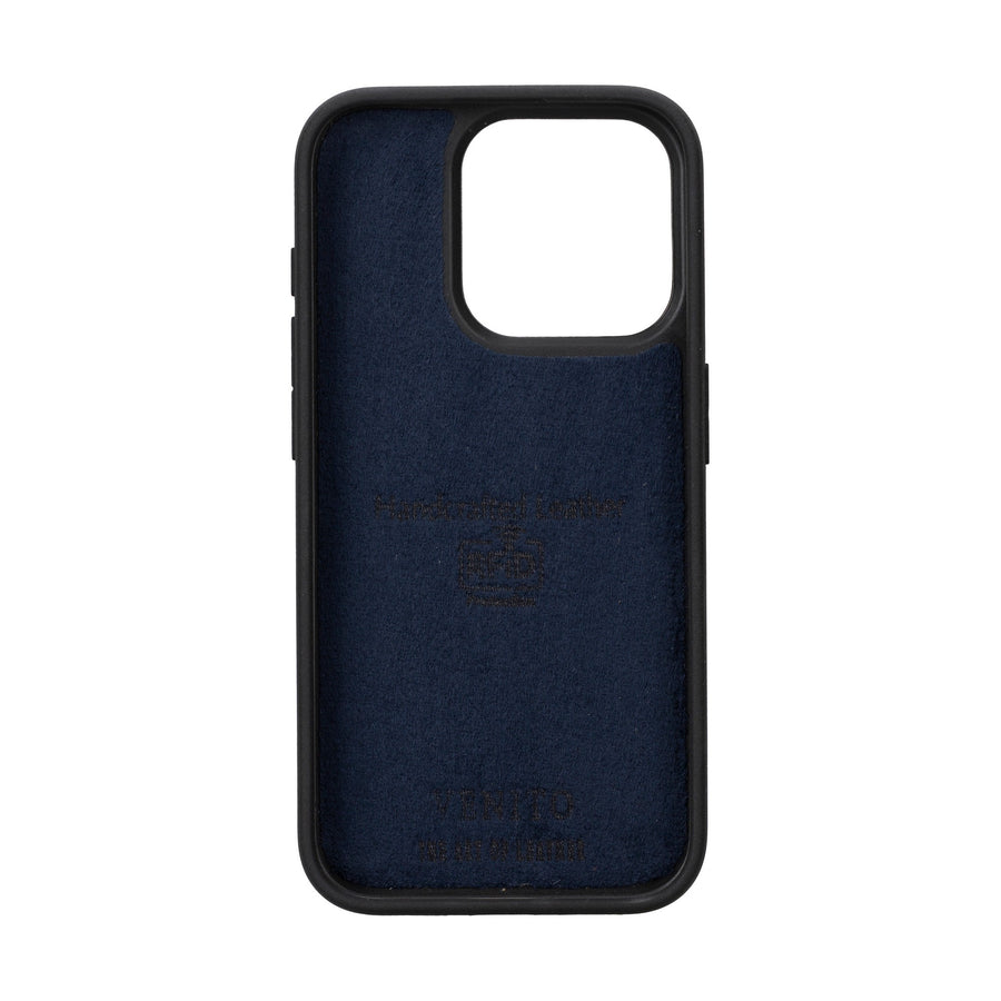 iphone 15 pro ravenna leather wallet phone case blue 06