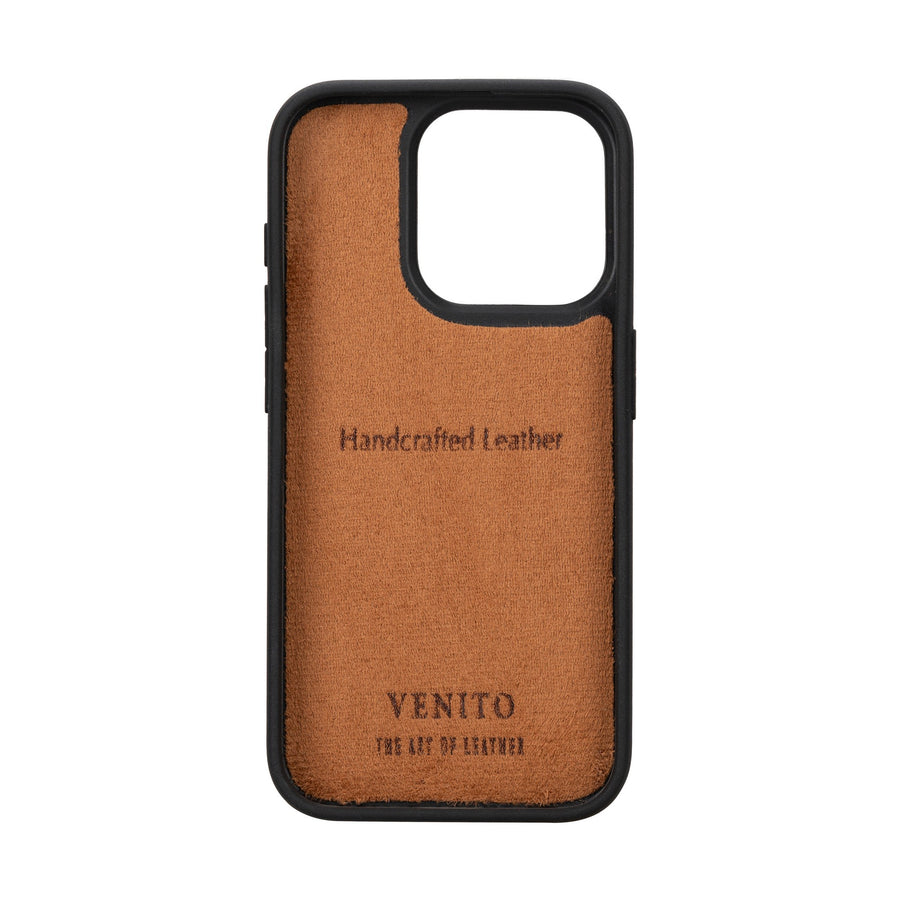 iphone 15 pro lucca leather phone case coffee brown 03