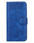 iphone 15 pro max ravenna leather wallet phone case blue 01