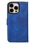 iphone 15 pro max ravenna leather wallet phone case blue 02