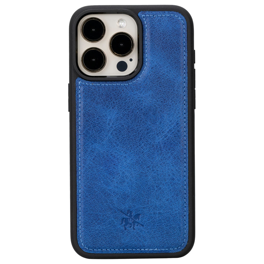 iphone 15 pro max ravenna leather wallet phone case blue 05