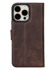 iphone 15 pro max ravenna leather wallet phone case coffee brown 02
