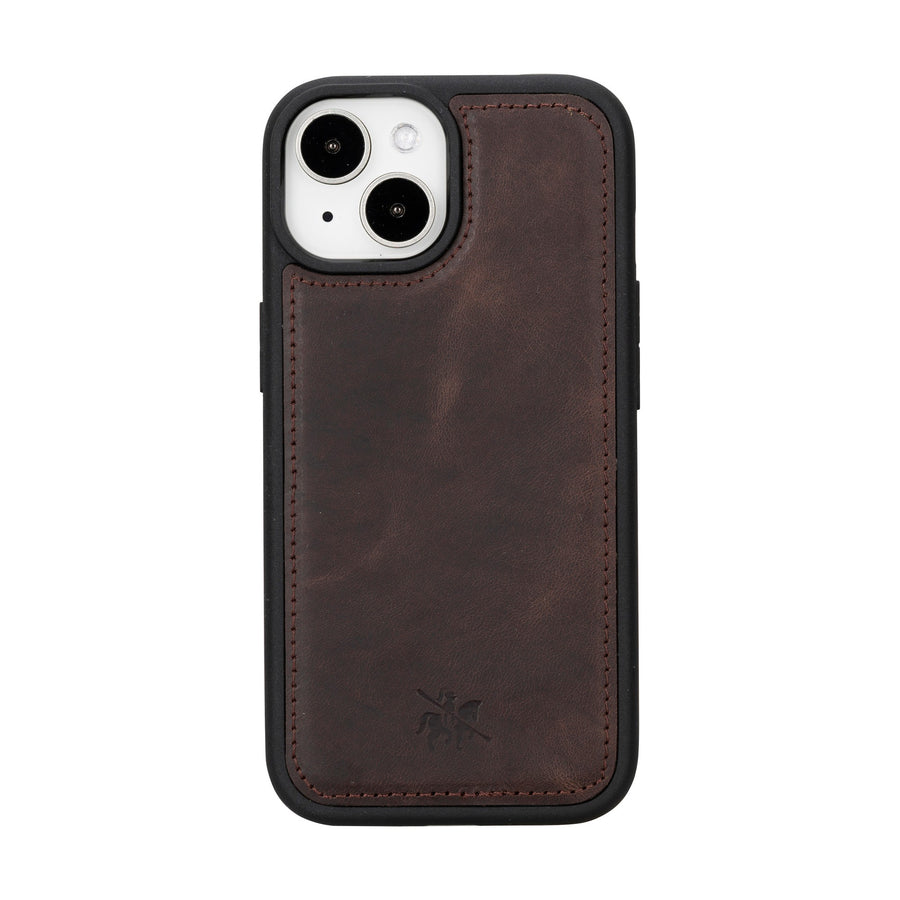 iphone 15 lucca leather phone case coffee brown 02