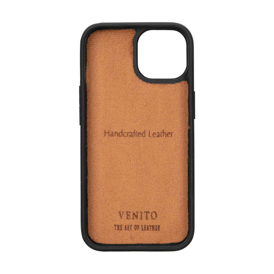 iphone 15 lucca leather phone case coffee brown 03