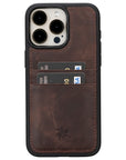 iphone 15 pro max capri leather phone case coffee brown 03